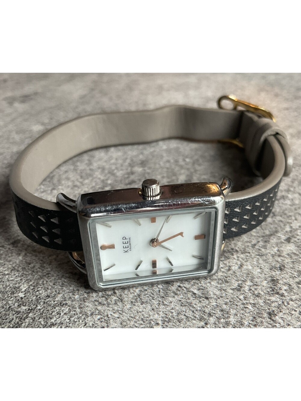 Beautiful Keep Collective Womens Watch W/Reverseable Leather Band A14
